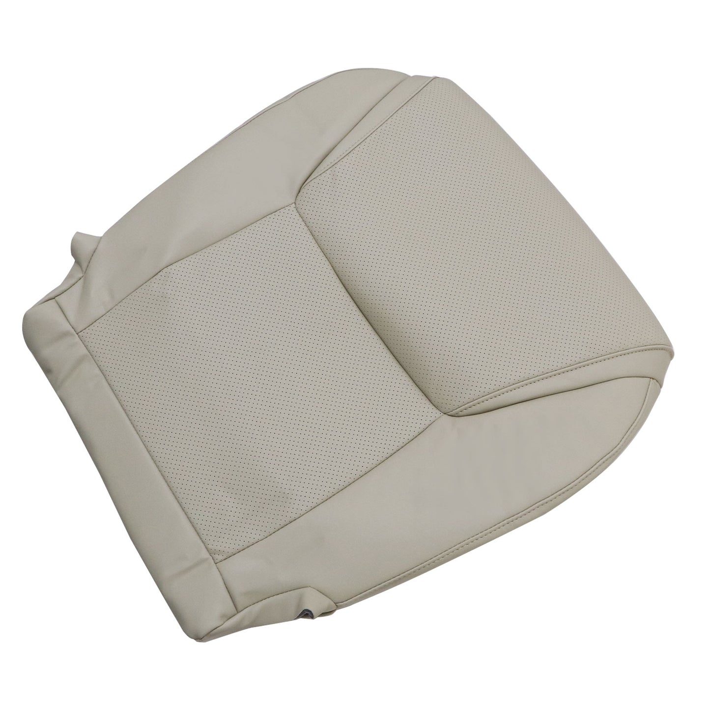 For 2008-2015 Lexus LX570 Front Driver & Passenger Bottom & Top Perforated Leather Seat Cover Tan