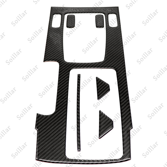6Pcs For Honda Accord 2013-2017 Carbon Fiber Interior Gear Shift Set Cover Trim