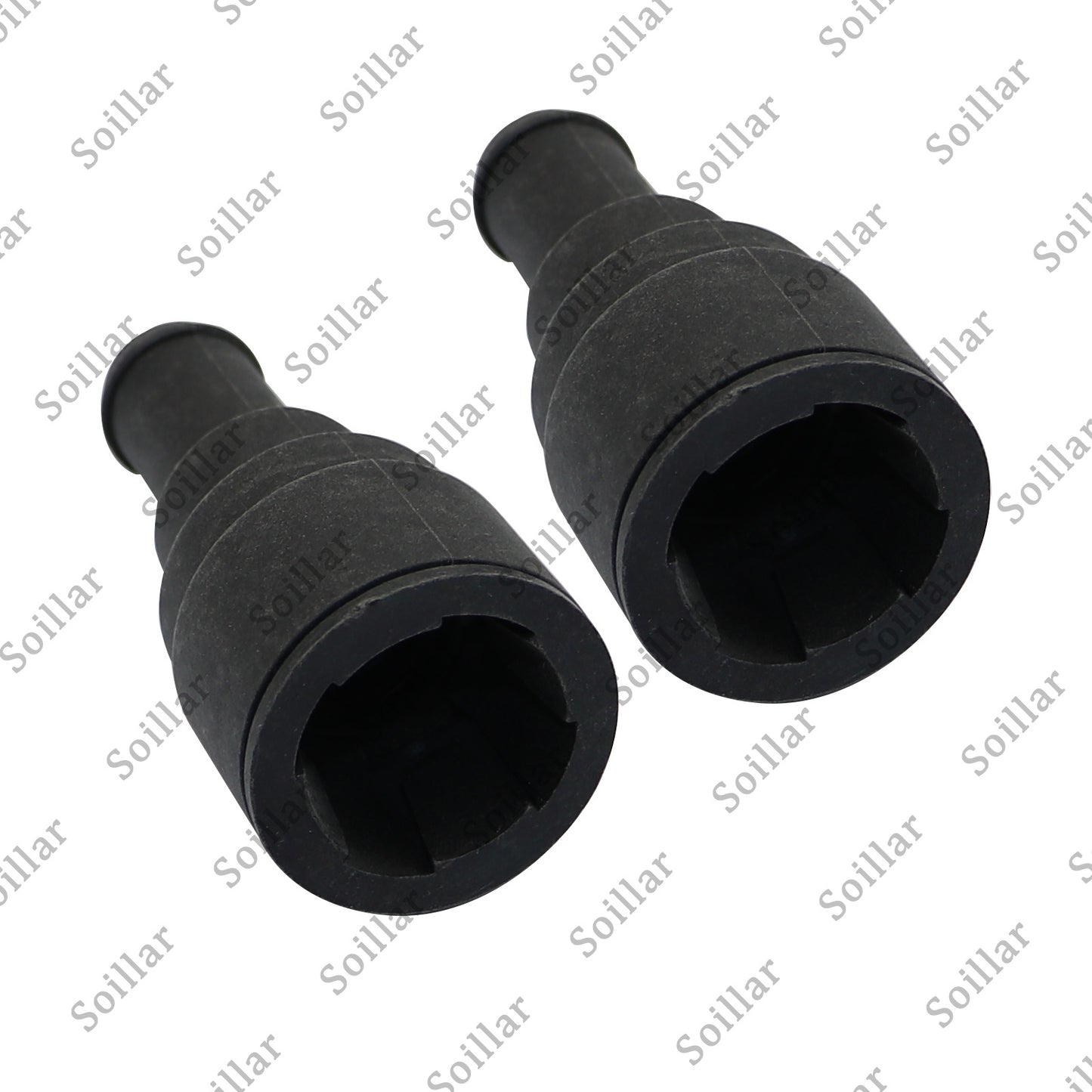 2pcs Heater Core Coolant Hose Connector for Cadillac Chevrolet Tahoe GMC Buick