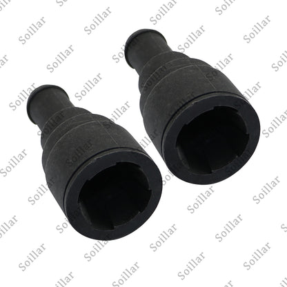 2pcs Heater Core Coolant Hose Connector for Cadillac Chevrolet Tahoe GMC Buick