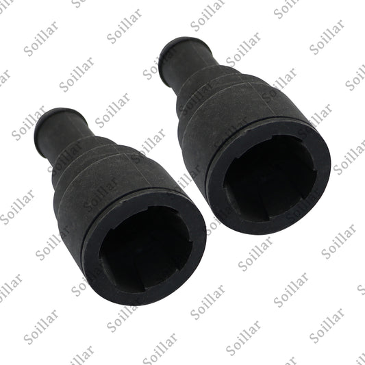 2pcs Heater Core Coolant Hose Connector for Cadillac Chevrolet Tahoe GMC Buick