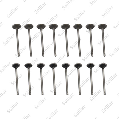 16PCS Intake Exhaust Valves Fit For 2011-2019 Buick Cadillac Chevrolet 1.4L DOHC
