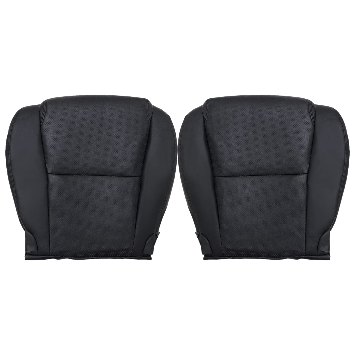 For 2006-2011 Lexus GS350 GS450h GS460 Front Driver & Passenger Bottom Leather Seat Cover Black