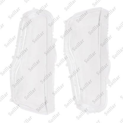 Pair Headlight Lens Cover For Mitsubishi Lancer EX 2008 2009 2010 2011 2012-2016