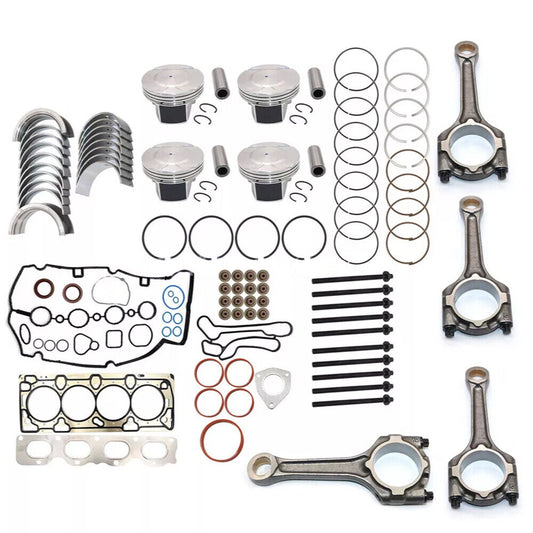Engine Rebuild-Gasket Piston Bearing Con Rod Kit Fit 12-17 Chevrolet Cruze 1.8L