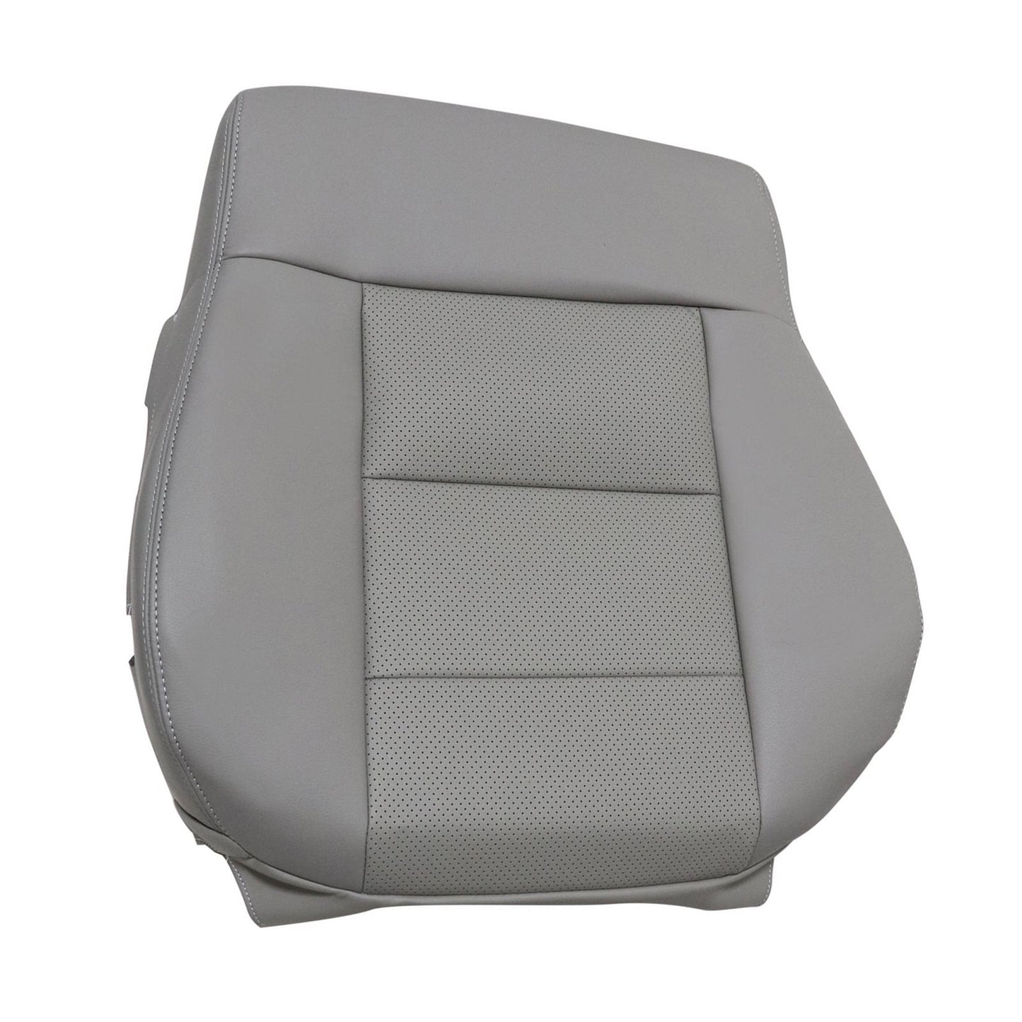 For 2010-2016 Mercedes Benz E200 E250 E300 E350 Passenger Top Replacement Leather Seat Cover Gray