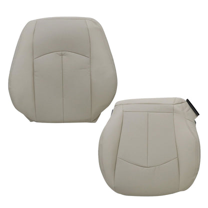 For 2003-2009 Mercedes Benz E63 E280 E300 E320 E350 E500 E550 Driver Bottom & Top PERFORATED Leather Seat Cover Light Tan