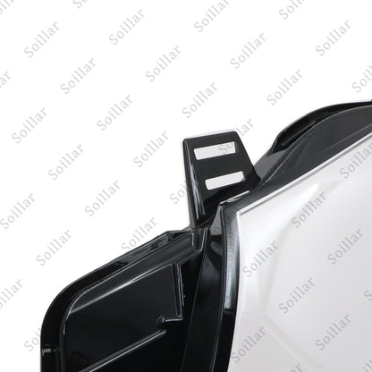 Pair Headlight Lens Cover Clear For 2016-2019 Mercedes Benz W166 GLE350 GLE43