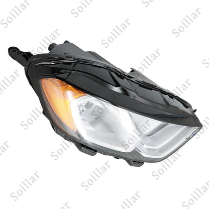 LED DRL Headlight Fits Ford EcoSport 2018-2022 Passenger Side Halogen With Bulbs