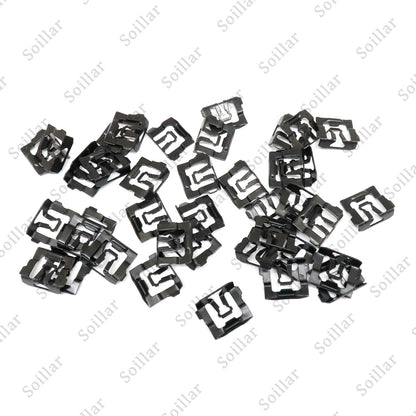 Set of 40 For Ford 1964-1993 Body Front Windshield Reveal Trim Molding Clips