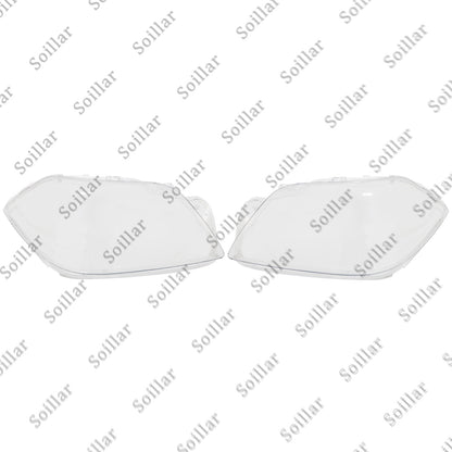 2X Headlamp Headlight Lens Cover LH+RH For Mercedes-Benz GL-Class X166 12-16
