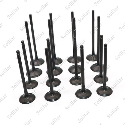 16 PCS Intake & Exhaust valve For 2010-2020 Land Rover Range Rover Sport 5.0 V8