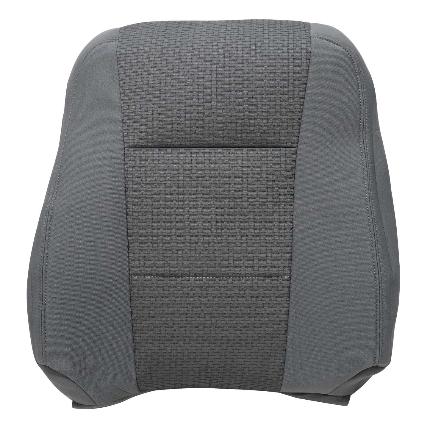 For 2017-2021 Ford F250 F350 F450 F550 Front Driver & Passenger Bottom & Top Cloth Seat Cover Gray