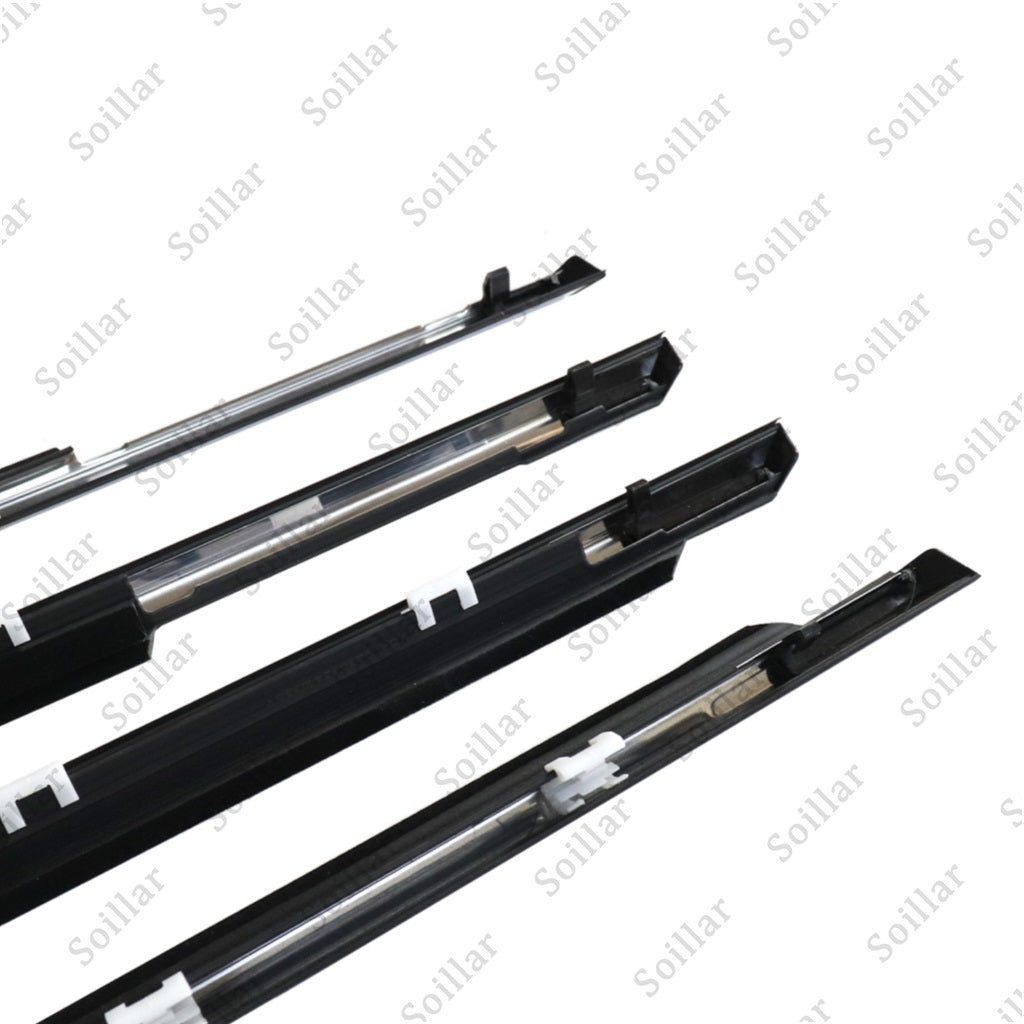 Chrome Front Rear Door Belt Moulding SET For Toyota Camry 2002-2006