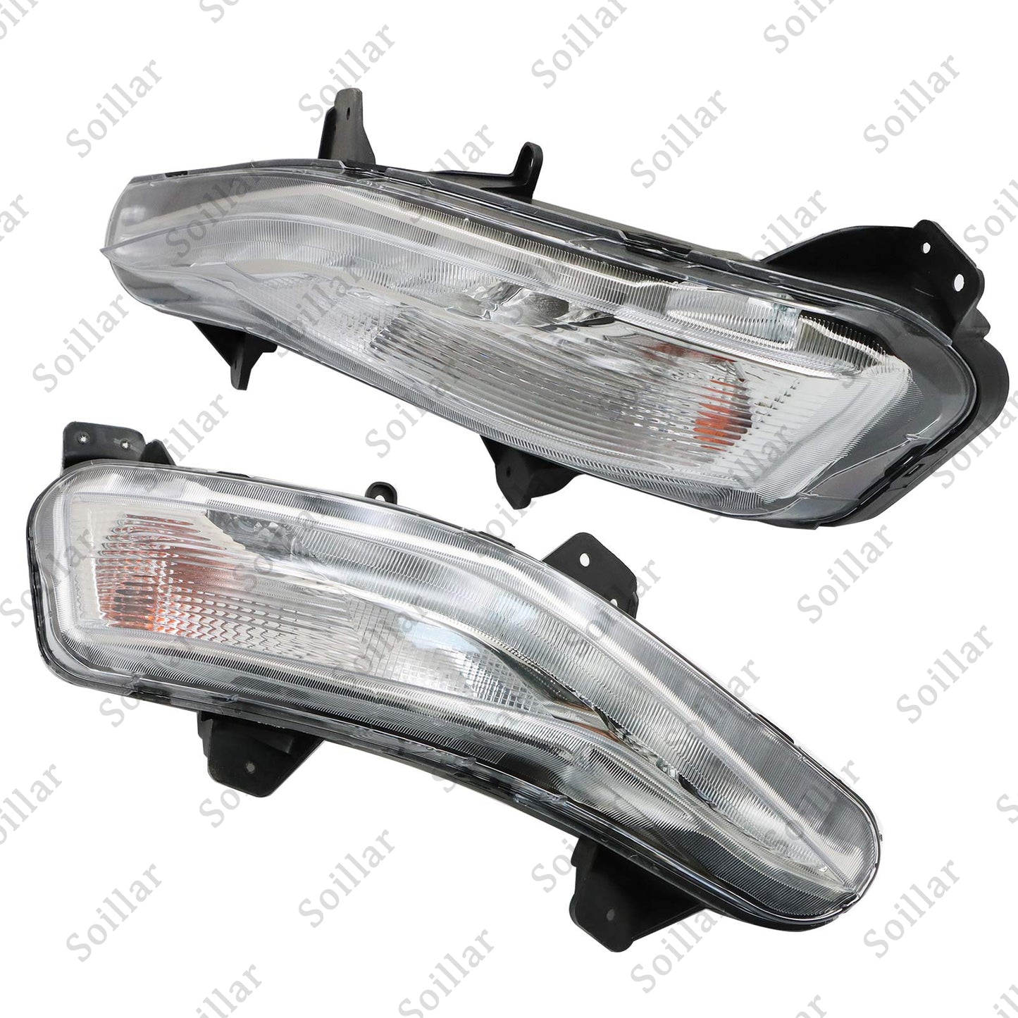 Pair Front Bumper Daytime Running Light RH/LH Side US For Chevy Malibu 2019-2024