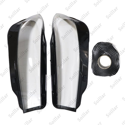 Headlight Pair Headlamp Lens Cover For Infiniti Q50 2014-2021 Front Left Right