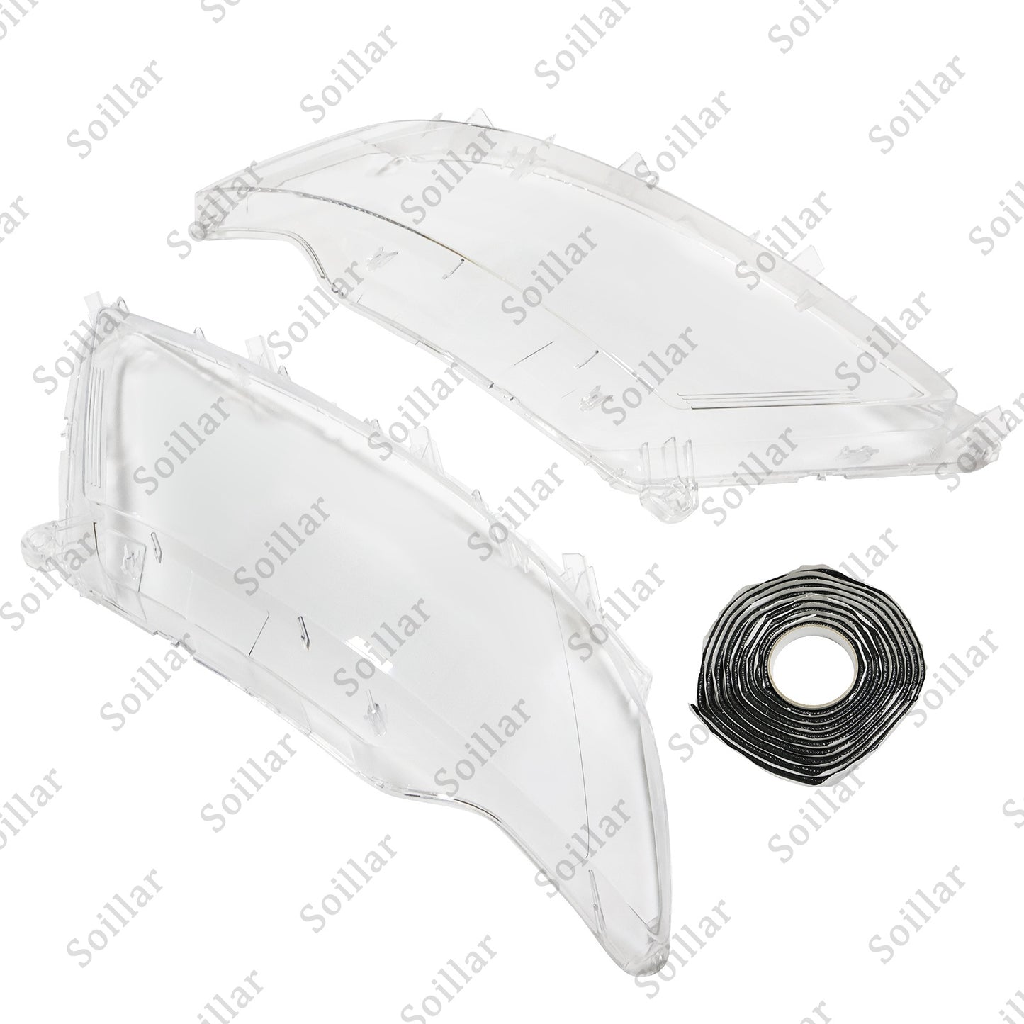 Pair Front Headlight Headlamp Lens Covers Left&Right For Lincoln MKX 2014-2018