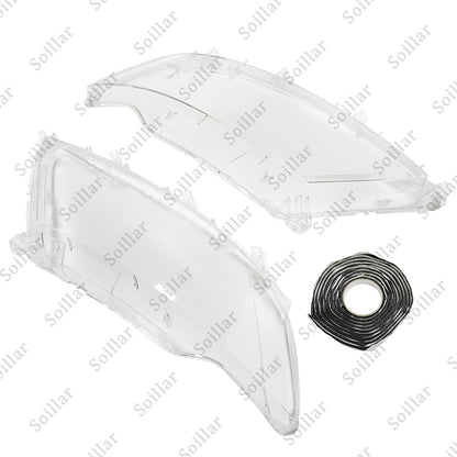 Pair Front Headlight Headlamp Lens Covers Left&Right For Lincoln MKX 2014-2018