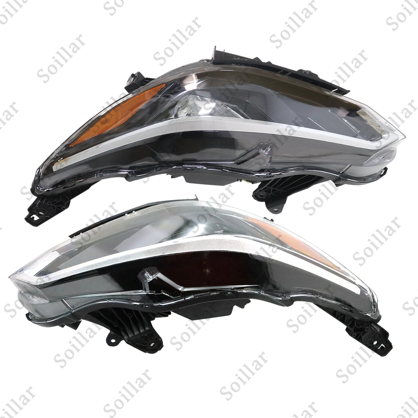 2Pcs Left + Right Side Halogen Headlight For Nissan Sentra S/SV 2024-2025 Models