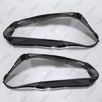 Pair Headlight Lens Headlamp Cover For BMW X5 X6 G05 G06 2018-2021 Left & Right