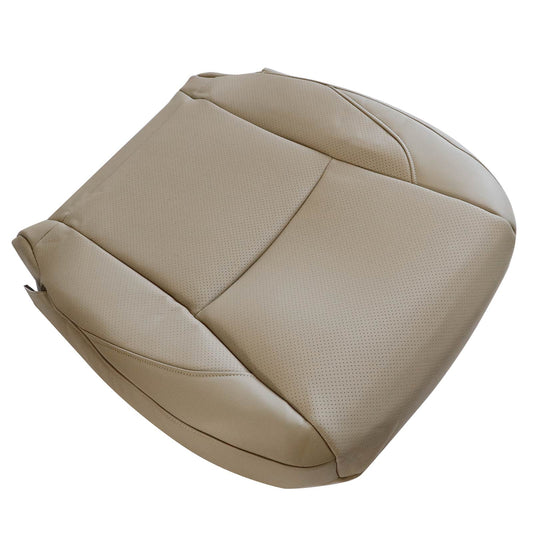 For 2007-2012 Lexus ES350 Driver Bottom Perforated Leather Seat Cover Tan