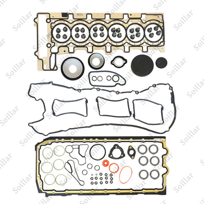 Full Engine Head Gasket Set Fits BMW E82 F01 335i 435i 535i X5 N55B30 3.0L Turbo
