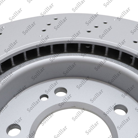 2Pcs Rear Brake Discs Rotors 4634230000 for Mercedes Benz G63 463 19 - 23