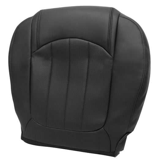 For 2008 2009-2012 GMC Acadia SLE Driver Side Bottom Leather Seat Cover Black