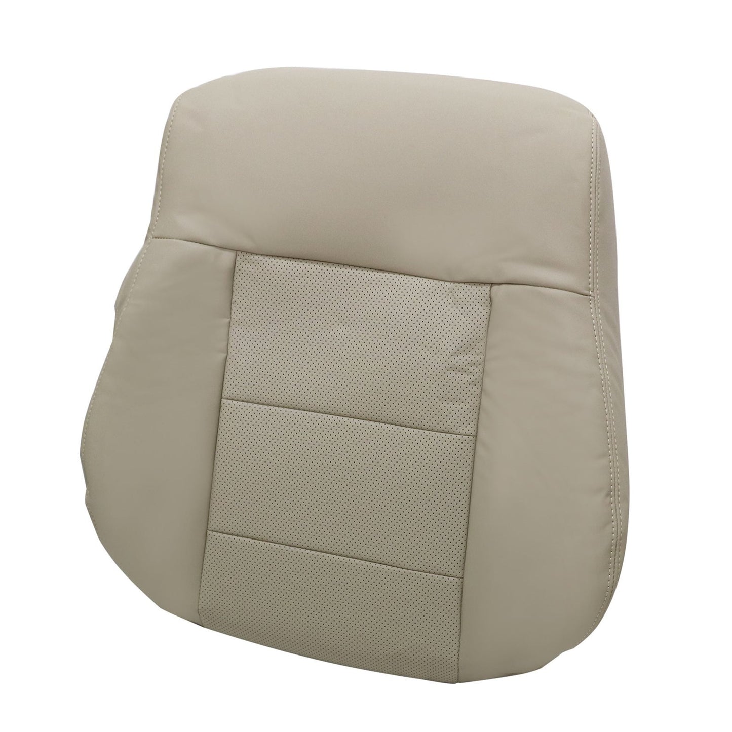 For 2010-2016 Mercedes Benz E200 E250 E300 E350 Passenger Top Replacement Leather Seat Cover Tan