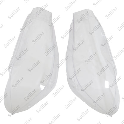 Fit BMW X5 F15 F16 X6 2014-2018 Pair Headlight Headlamp Lens Cover Replacement