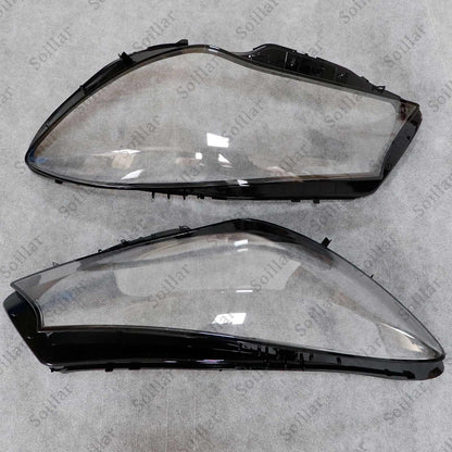 A Pair Headlight Clear Lens Cover For 2016-2019 Mercedes-Benz W117 CLA250 CLA45