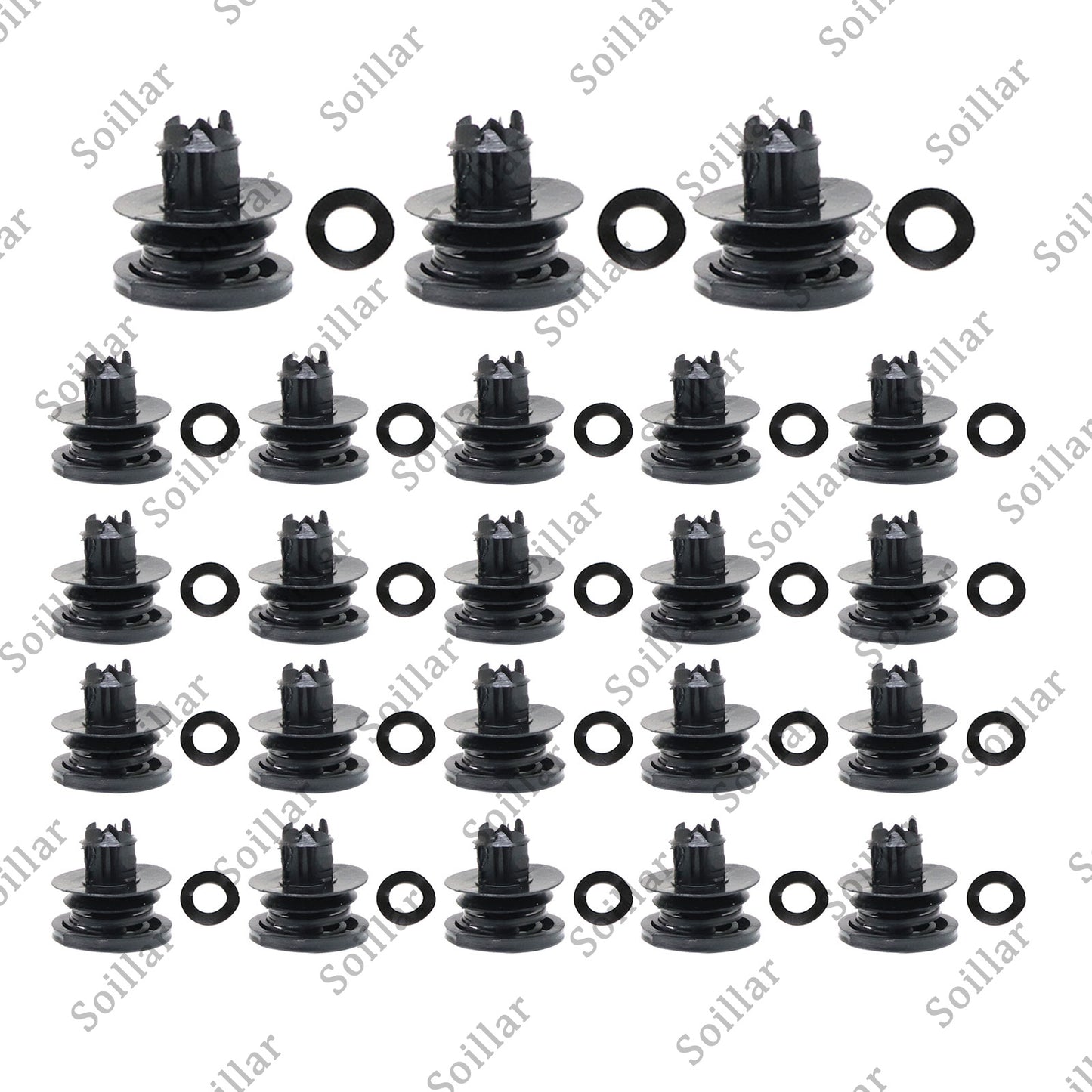 50pcs Door Trim Panel Retainer Push Clip for VW Golf 1998-2006/2010-2012