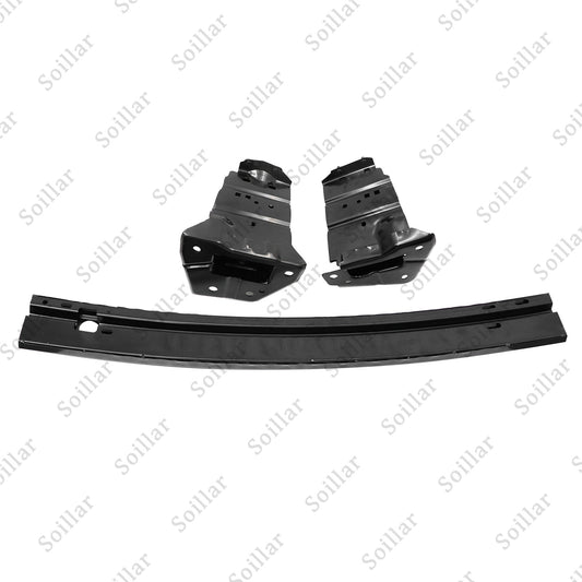 Front Black Bumper Reinforcement+Brackets For Nissan Sentra 2013-2019 NI1006241