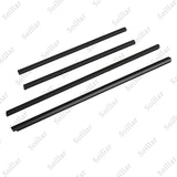 4pcs Door Belt Molding Weather Strip Seal For Honda Fit Jazz 2009-2013