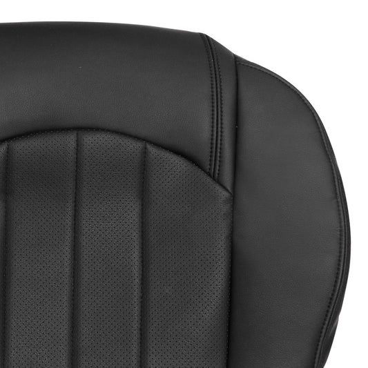 For 2008-2012 Buick Enclave 4-Door Driver Bottom Leather PERF Seat Cover Black