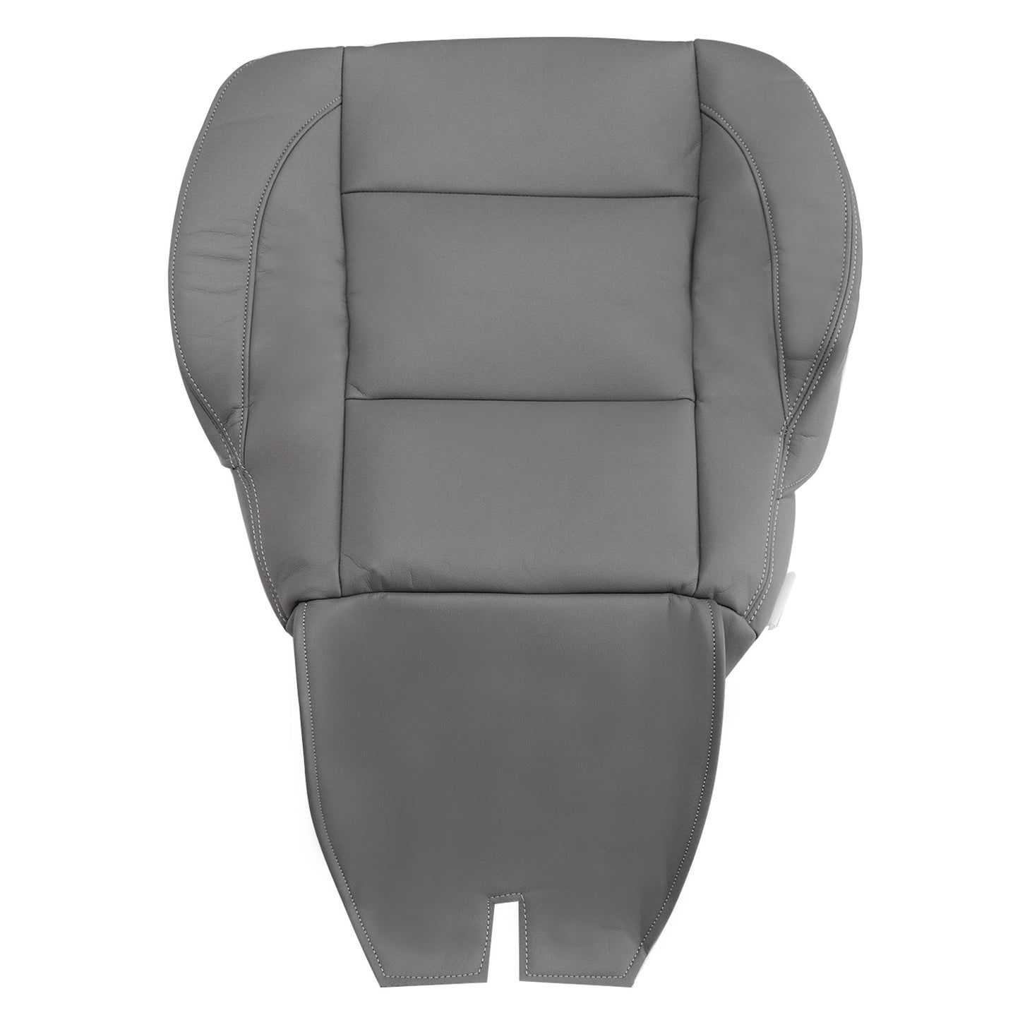 Driver Bottom Leather Seat Cover Gray For Nissan Titan 2005-2015 Replacement