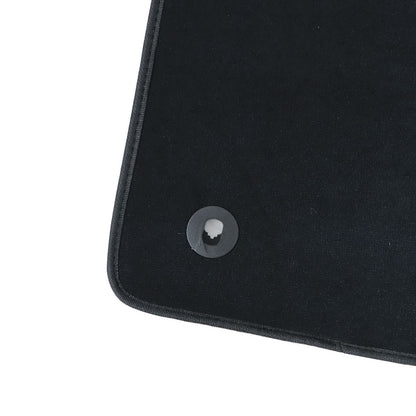Full Set Front & Rear Floor Mats Carpet For 2010-2015 Chevrolet Camaro Black