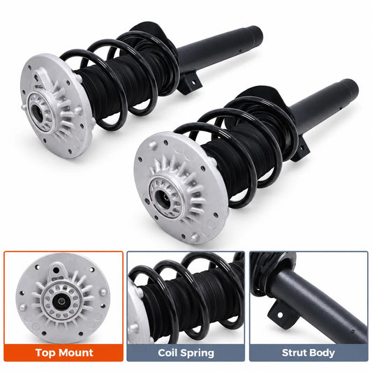 2x Front Shock Absorbers Struts For 2011-2020 BMW F30 F32 F33 F36 320i 328i 430i RWD