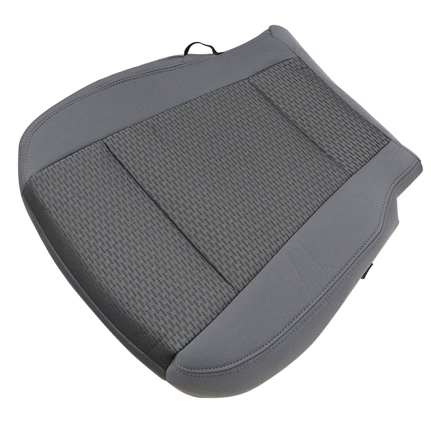 For 2017-2021 Ford F250 F350 F450 F550 Front Driver & Passenger Bottom & Top Cloth Seat Cover Gray