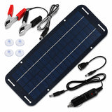 30W 12V Solar Panel Battery Charger Kit & Trickle Maintainer for Car RV Boat