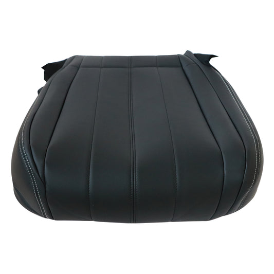 Driver Bottom Leather unperforated Seat Cover Black For Infiniti QX70 2014