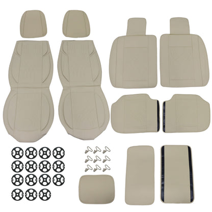 Fits Lexus RX330 RX350 Car Seat Covers 5-Seat Full Set Front + Rear Cushion Mat