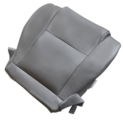 For 2007-2013 Toyota Tundra Work Truck Driver Bottom Leather Seat Cover Gray