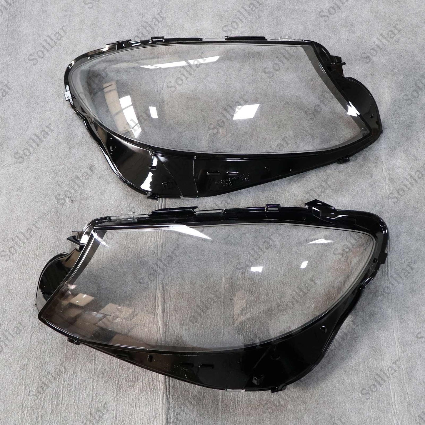 2x Headlight Lens Cover Shell For 2016-2023 Mercedes Benz E Class W213 E300 E450