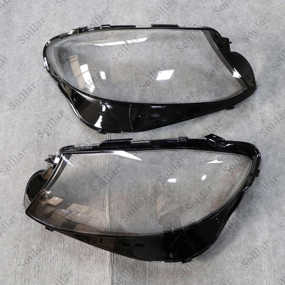 2x Headlight Lens Cover Shell For 2016-2023 Mercedes Benz E Class W213 E300 E450