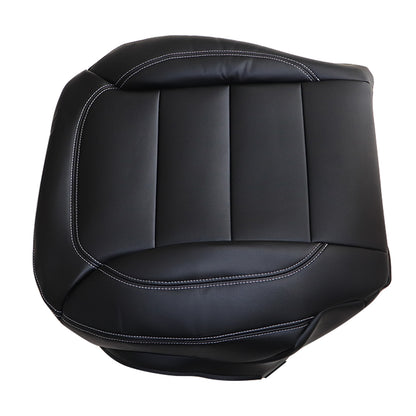 For 2012-2015 Mercedes Benz ML250 ML350 ML400 Driver & Passenger Bottom Leather Seat Cover Black
