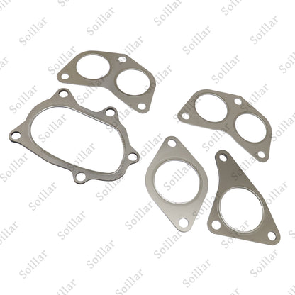 For Subaru Impreza WRX STi GT TURBO Up Down Pipe Exhaust Manifold Gasket SET
