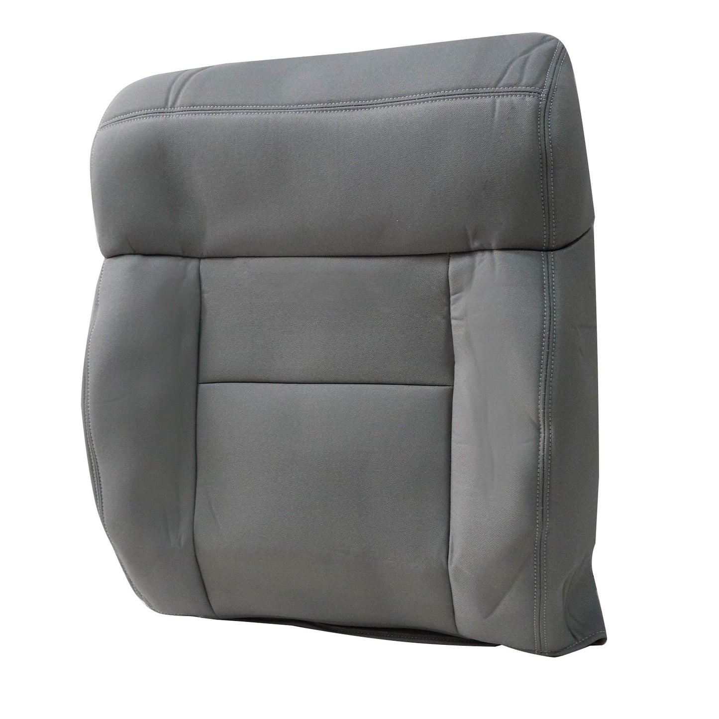 Front Driver & Passenger Bottom & Top Cloth Seat Cover Flint Gray 2004-2008 For Ford F-150 Lariat XL XLT STX FX4