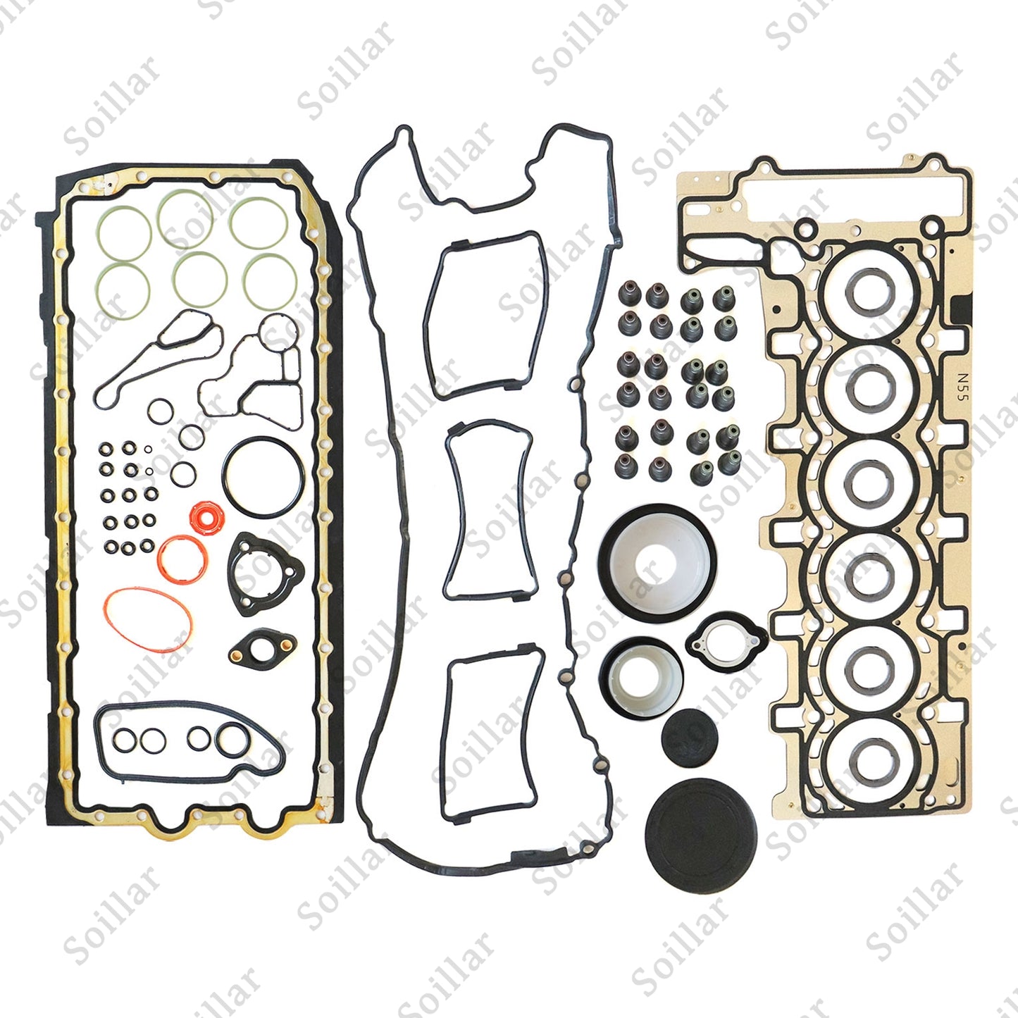 Full Engine Head Gasket Set Fits BMW E82 F01 335i 435i 535i X5 N55B30 3.0L Turbo