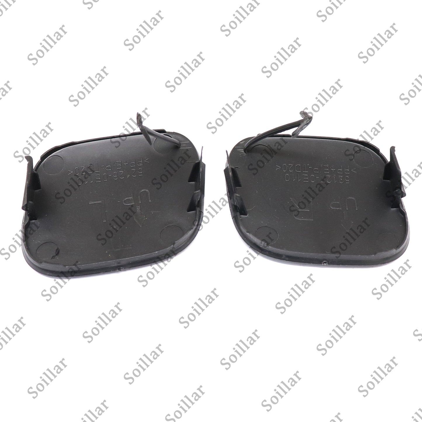 For Toyota Highlander 2014-2016 2PCS Front Bumper Tow Hook Cover Cap 521270E926